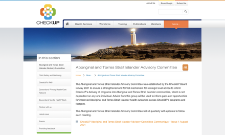 CheckUP establishes Aboriginal and Torres Strait Islander Advisory Committee