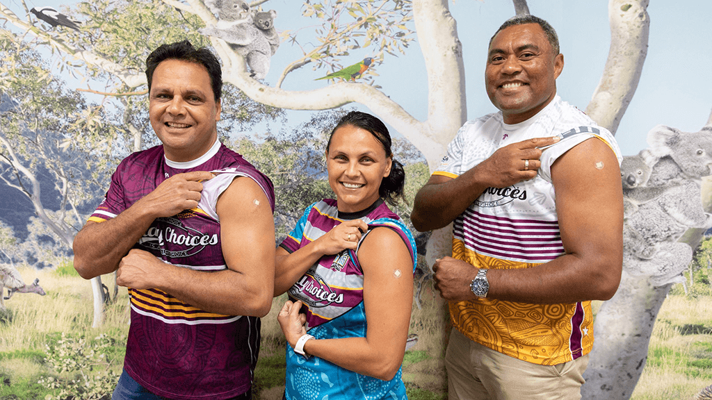 Tailored resources to encourage Aboriginal and Torres Strait Islanders to <strong>‘Step Up’</strong> for the COVID-19 vaccine