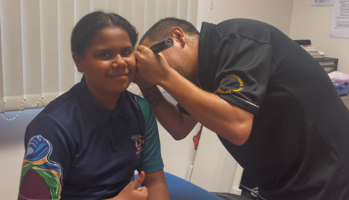 “Look ear!” Gurriny launches vital new ear health clinic for kids.